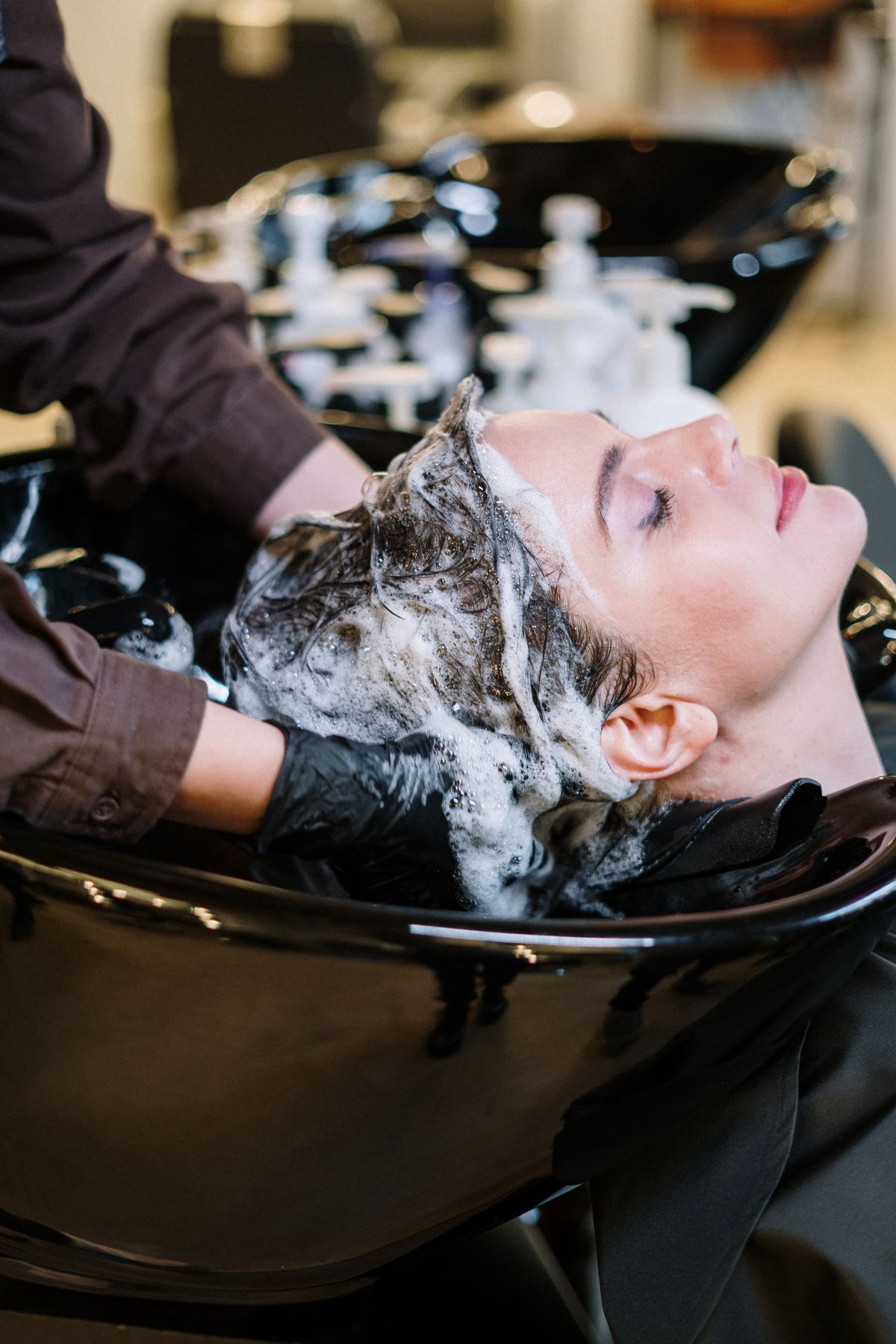 Relaxing spa treatment at a beauty salon